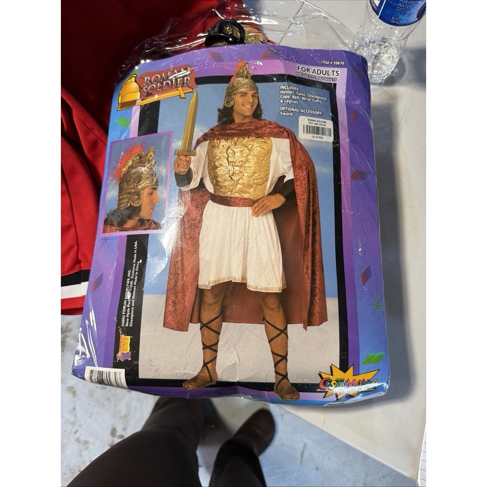 Roman Soldier Adult OSFM Halloween Costume Forum Novelties 55670 Men One Size